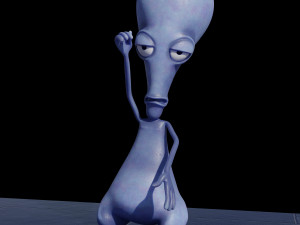 roger from american dad - 6 poses - 3d printing model 3D-printmodel