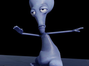 roger from american dad - 6 poses - 3d printing model 3D-printmodel