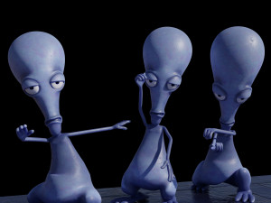roger from american dad - 6 poses - 3d printing model 3D-printmodel