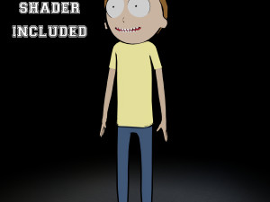 morty rigged low poly pbr 3D Model