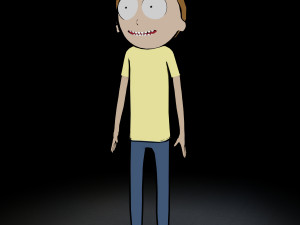 morty rigged low poly pbr 3D Model