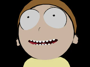 morty rigged low poly pbr 3D Model
