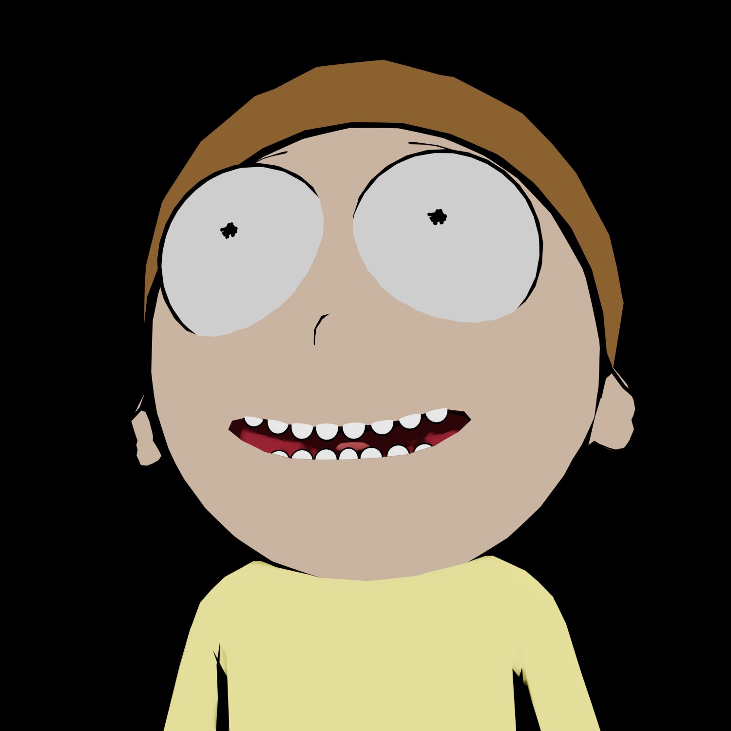 Morty Rigged Low Poly Pbr 3D Модель In Мультяшные 3DExport