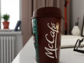 mccafe cup photorealistic pbr low-poly Modelo 3D