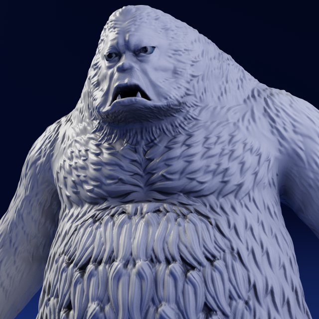 bigfoot 3d print model 3d print model Modello di stampa 3D .c4d .max .obj .3ds .fbx .stl .blend