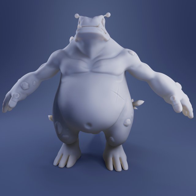 napoleon the monster - 3d print model 3D Baskı Modeli .c4d .max .obj .3ds .fbx .stl .blend 