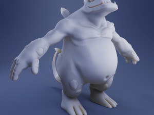 napoleon the monster - 3d print model 3D Baskı Modeli