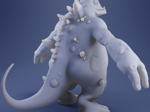 napoleon the monster - 3d print model 3D Baskı Modeli