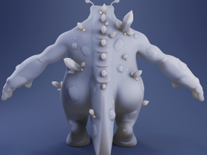 napoleon the monster - 3d print model 3D Baskı Modeli