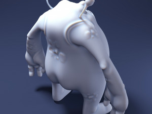 rodolfo the monster - 3d print model 3D प्रिंट मॉडल