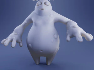 ACDC 몬스터 3D 프린트 모델 3D 프린트 모델