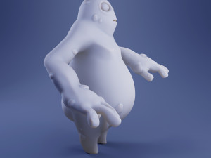 acdc the monster 3d print model Modèles 3D en vedette