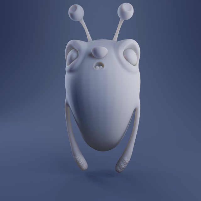 ethan the monster - 3d print model 3D-Druckmodell .c4d .max .obj .3ds .fbx .stl .blend 