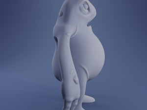 hugo the monster - 3d print model Modello di stampa 3D