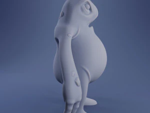 hugo the monster - 3d print model 3D Print Model