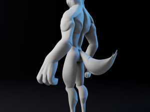 kitty cat dude - 3d print model 3D Принт Модель