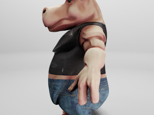 king hippo 3d print model 3D Print Model