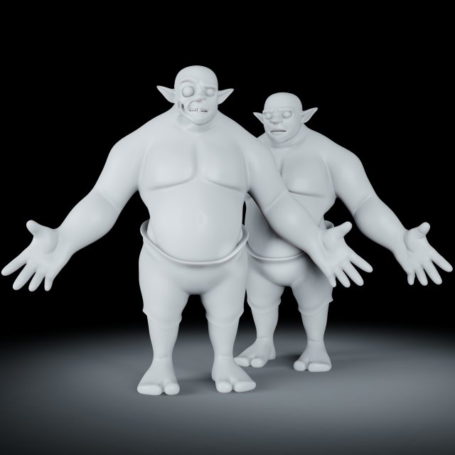 orcs - 3d print models 3D Baskı Modeli .c4d .max .obj .3ds .fbx .stl .blend 