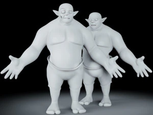 Orcs - 3डी प्रिंट मॉडल 3D प्रिंट मॉडल