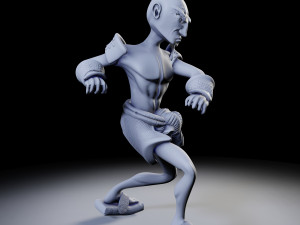 samurai 4 poses - 3d print models Modelo de impresión 3D