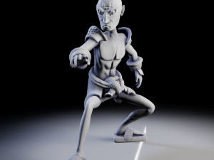 samurai 4 poses - 3d print models Modelo de impresión 3D