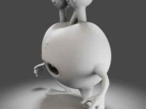3 eyes monster - 3d print model 3D Принт Модель