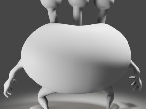3 eyes monster - 3d print model 3D Принт Модель