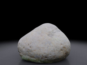 rock - photoscanned pbr textures - low and high poly 3D Model