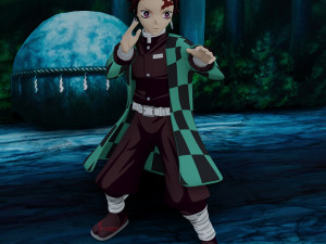 Demon slayer tanjiro rigged low poly pbr low-poly 3D Model