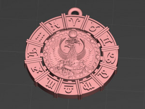 pendant scorpion 3D 프린트 모델