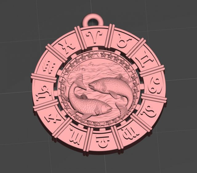 fish Model do druku 3D .c4d .max .obj .3ds .fbx .stl .blend 