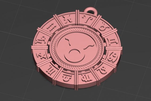 taurus 3D Baskı Modeli .c4d .max .obj .3ds .fbx .stl .blend 