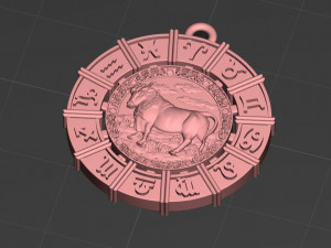 taurus 3D Baskı Modeli
