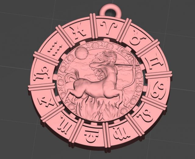 sagittarius 3D-Druckmodell .c4d .max .obj .3ds .fbx .stl .blend 