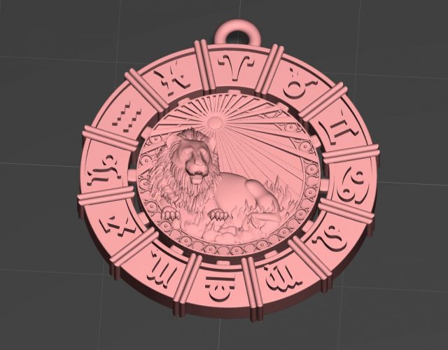 leo 3D 打印模型 .c4d .max .obj .3ds .fbx .stl .blend