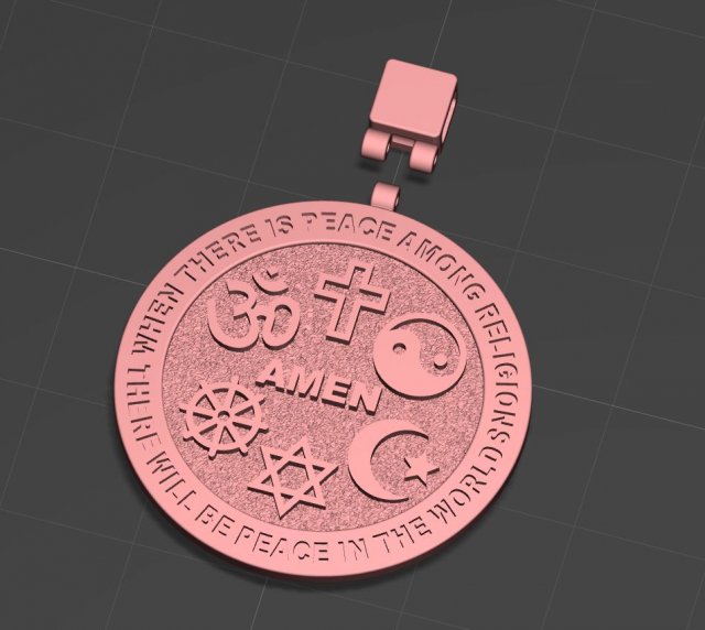 amen Model do druku 3D .c4d .max .obj .3ds .fbx .stl .blend 