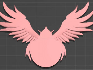biker emblem 3D 打印模型