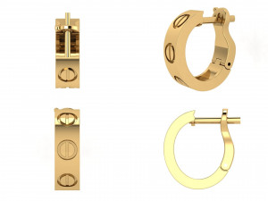 earrings Model Cetak 3D