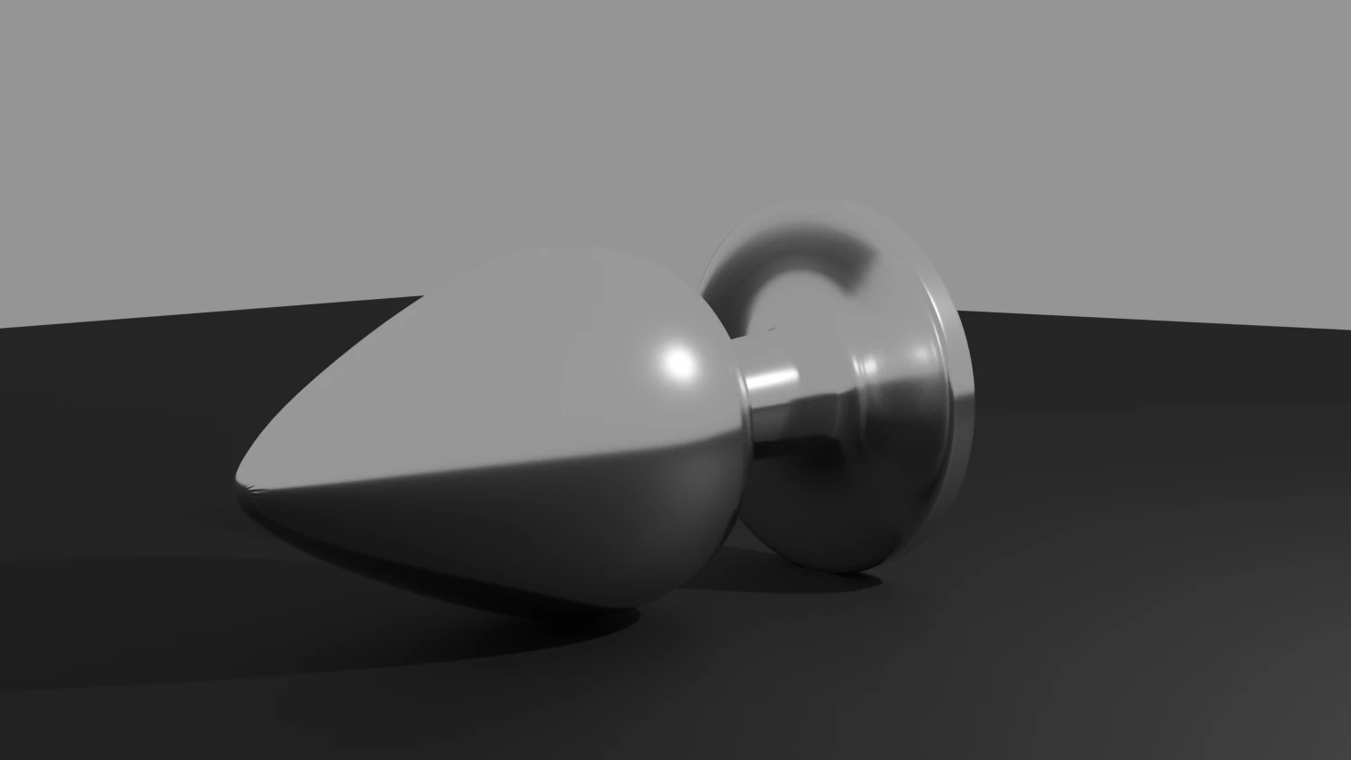 Original Classic Plug Sextoy Lowpoly 3D Model .c4d .max .obj .3ds .fbx .stl .blend 