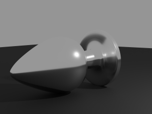 Original Classic Plug Sextoy Lowpoly 3D Model