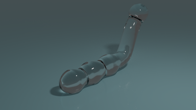 Glass Wand Sextoy Modelo 3D .c4d .max .obj .3ds .fbx .stl .blend