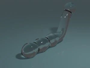 Стеклянная палочка, секс-игрушка 3D Модель