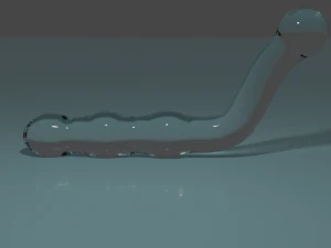 Glass Wand Sextoy 3D Model
