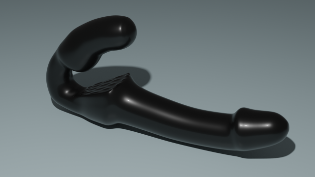 Revolver Sextoy 3D Model .c4d .max .obj .3ds .fbx .stl .blend