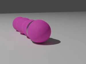 Pink Vibrator Sextoy 3D Model
