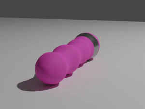 Pink Vibrator Sextoy 3D Model