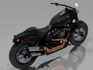 harley davidson fatbob 2020 Model 3D