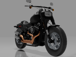 harley davidson fatbob 2020 Model 3D