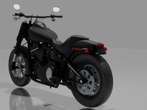 harley davidson fatbob 2020 Model 3D