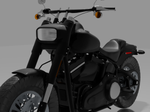 harley davidson fatbob 2020 Model 3D